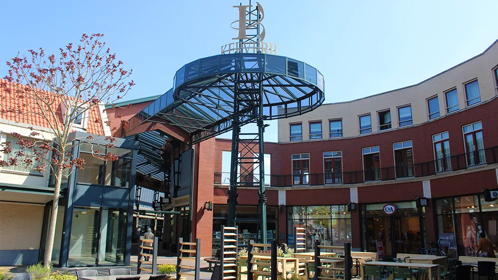 Winkelcentrum De Kerverij in het centrum van Valkenswaard