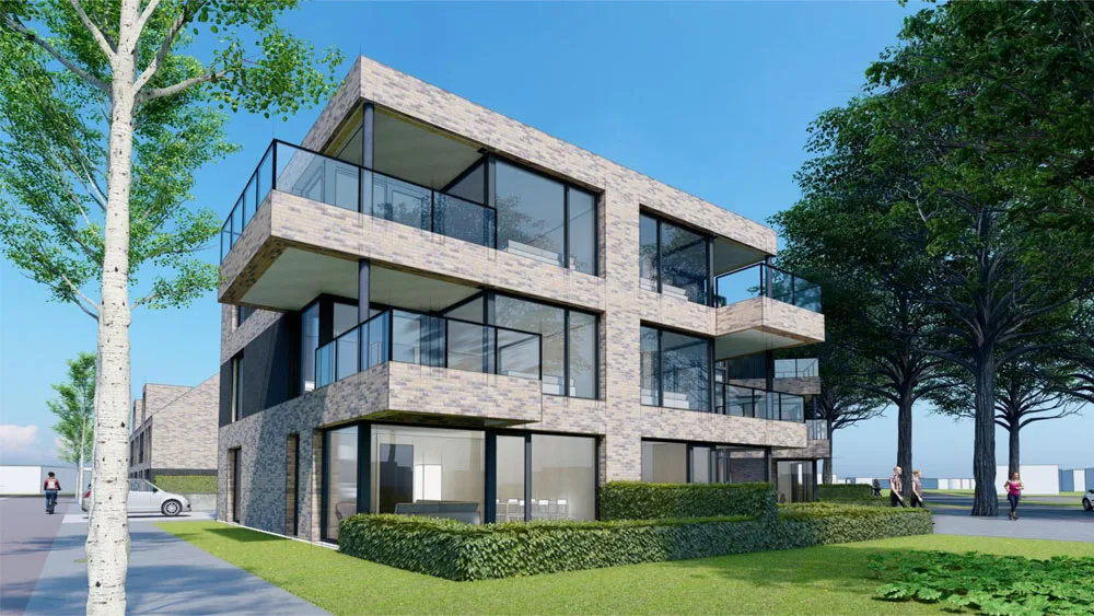 Appartementengebouw STEK87 aan de Willibrorduslaan 87 in Valkenswaard