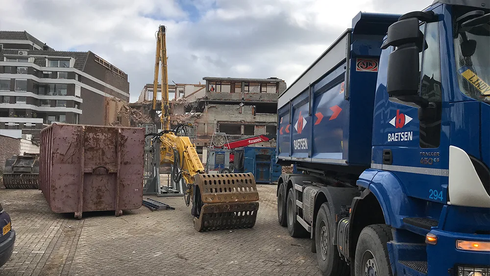 Sloop van het voormalige ABN AMRO-pand aan de Markt in Valkenswaard
