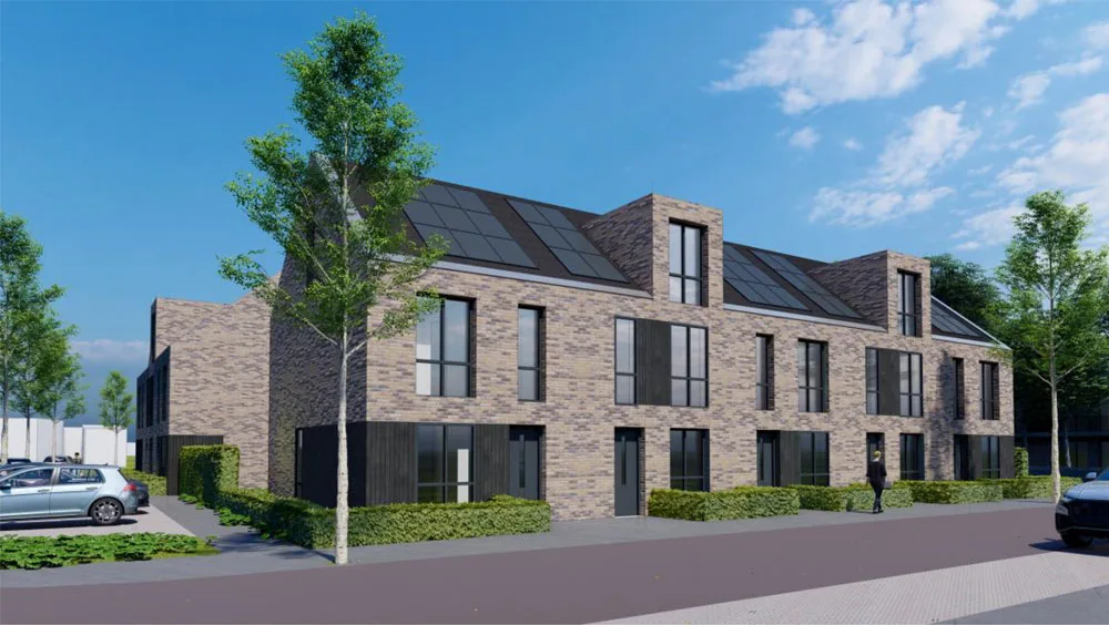 Binnenterrein bij Willibrorduslaan 87 in Valkenswaard